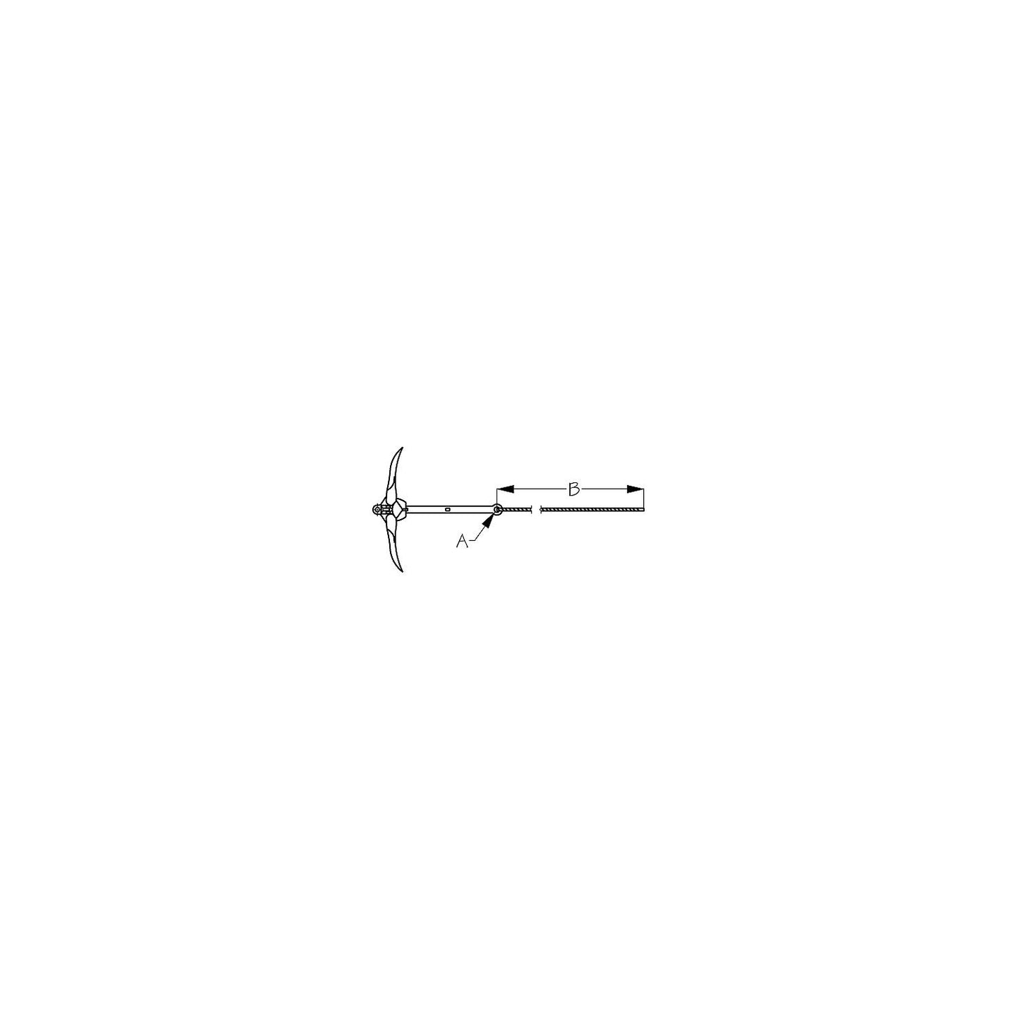 SeaDog 318003K11 Folding Anchor Kit - Economy