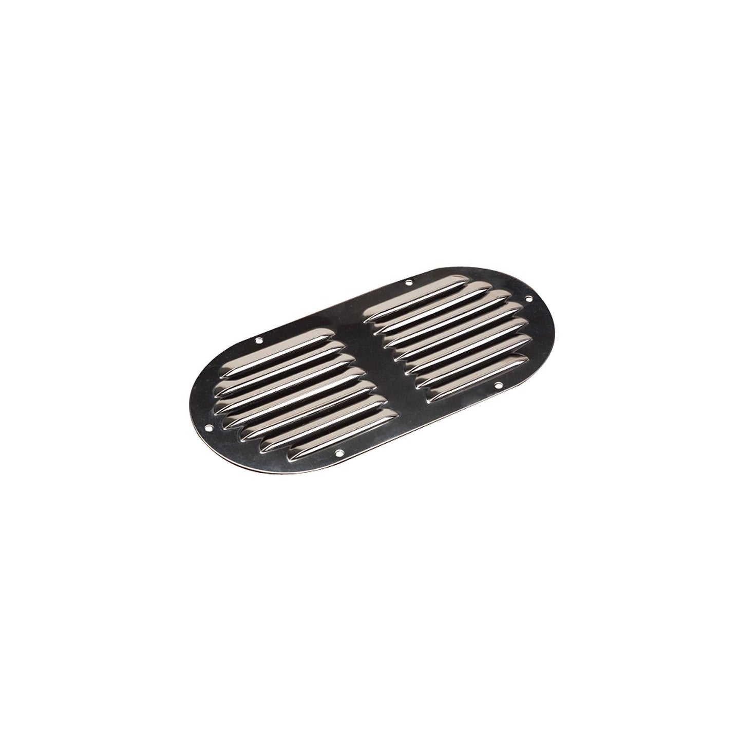 Seadog 3314051 Oval Louvered Vent, Stainless Steel