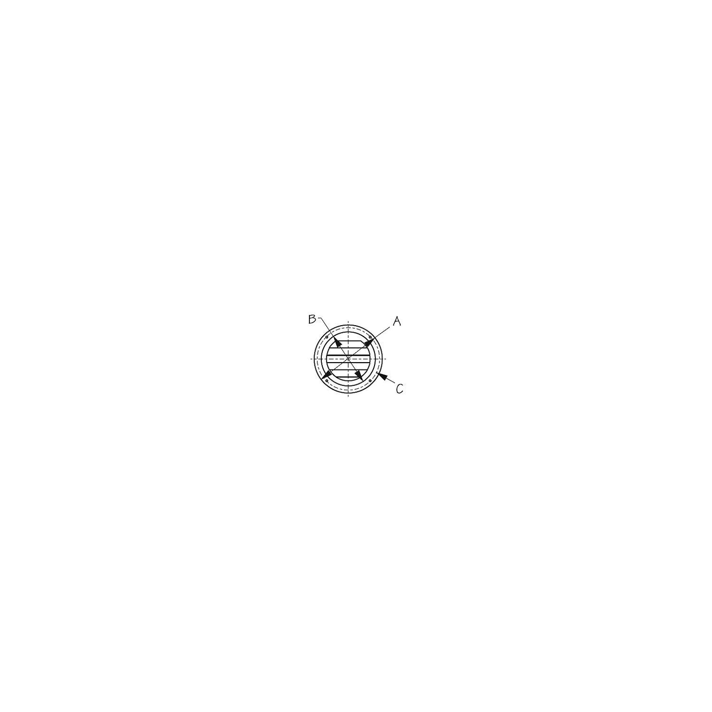 Sea-Dog 331424 Round Louvered Vent, 4"