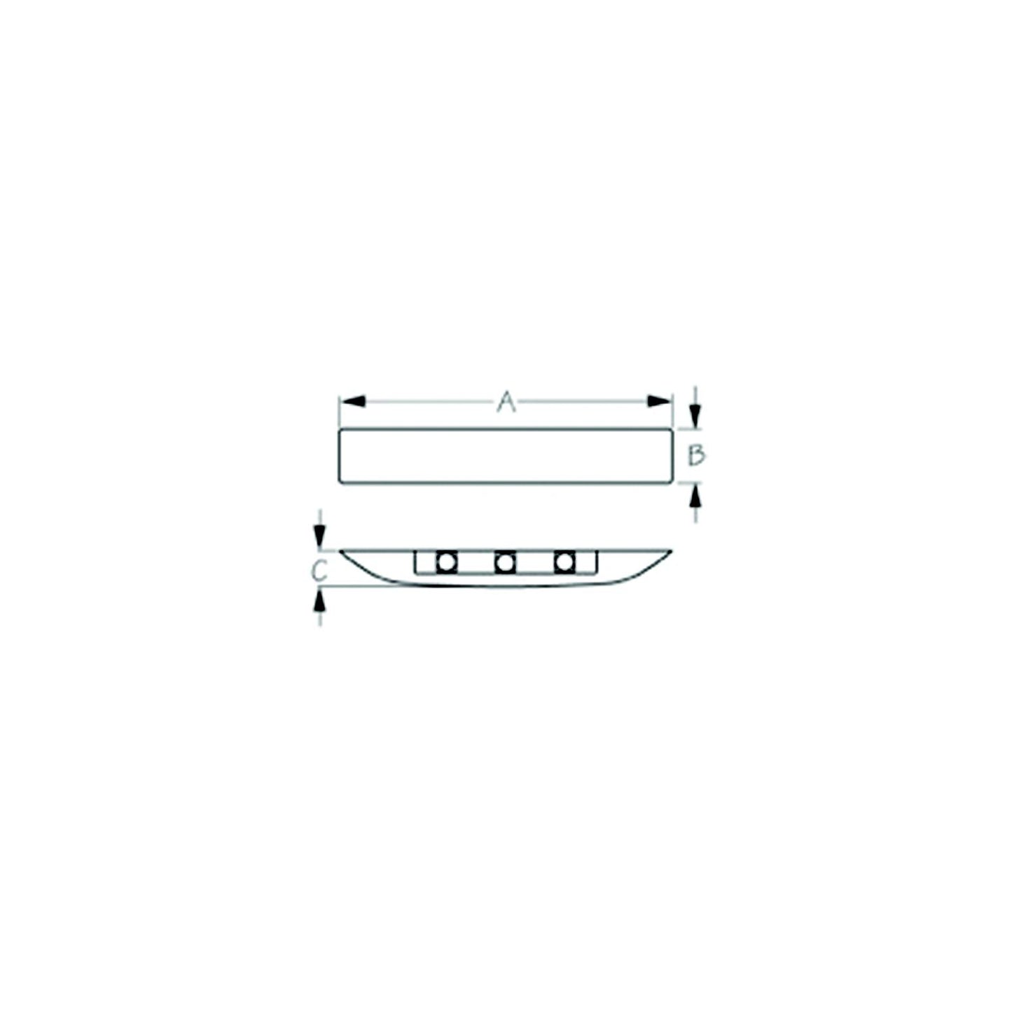 Sea-Dog Deluxe LED Courtesy Light, Down Lighting, Blue