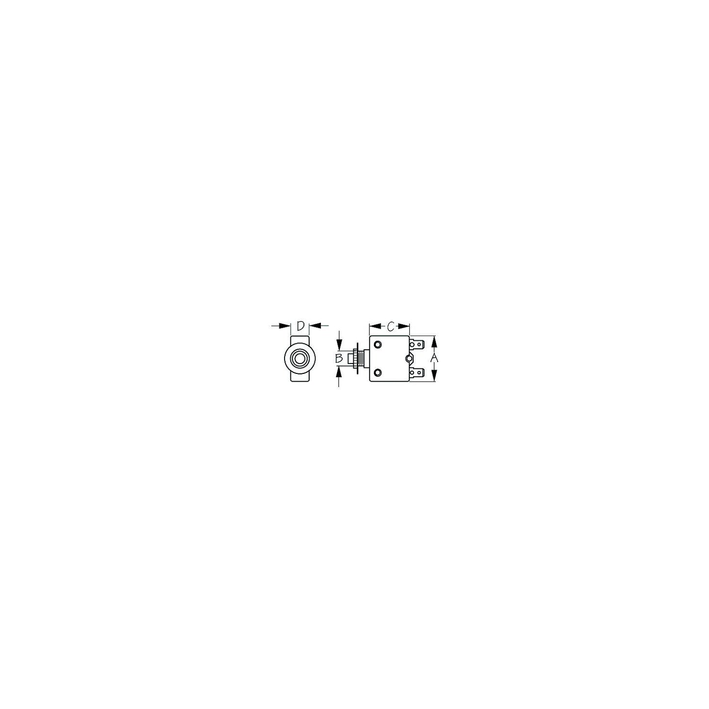 Seadog 4208151 Thermal Breaker 15 Amp-Supply Nautica