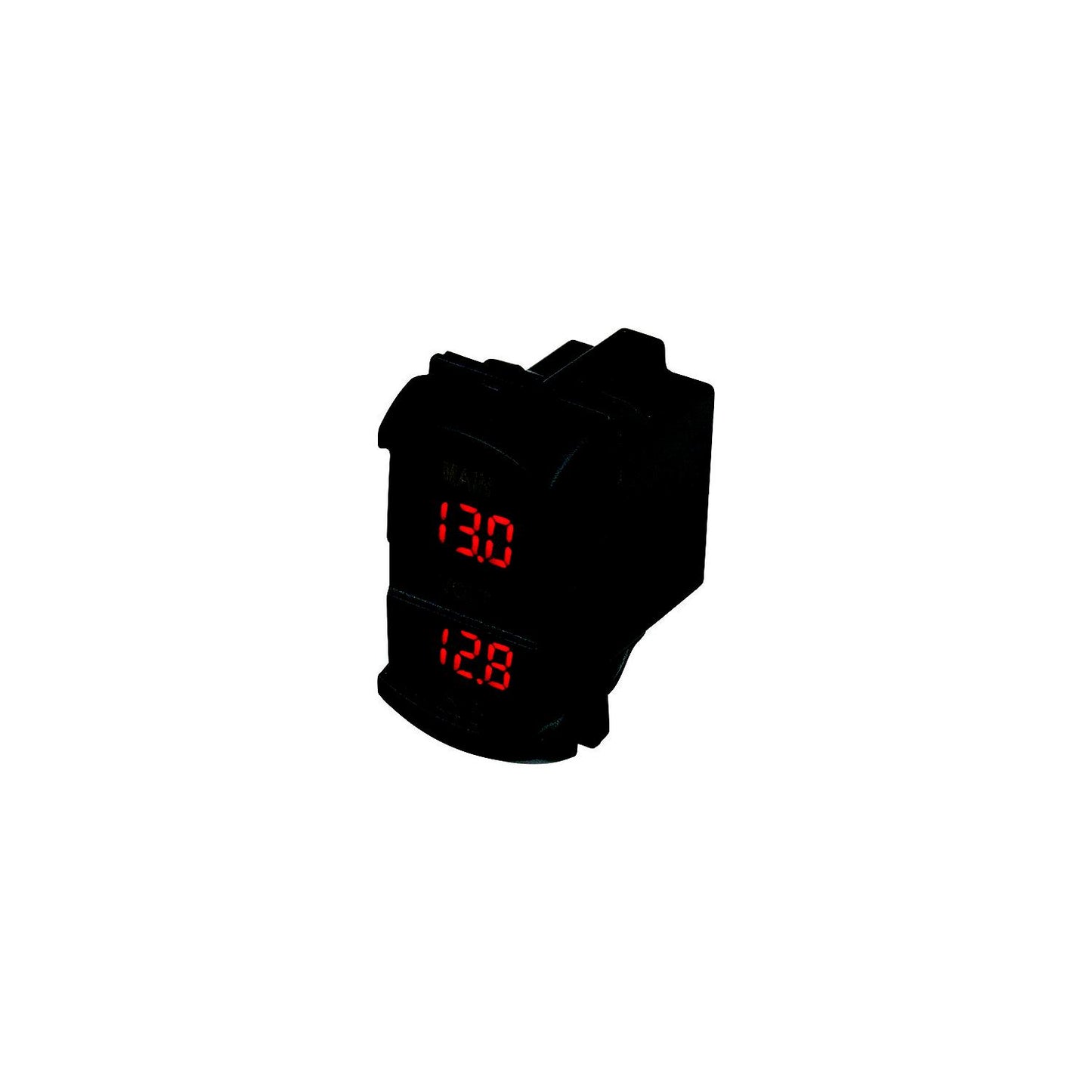Cobra Dual Voltmeter - Rocker Switch Style-Supply Nautica