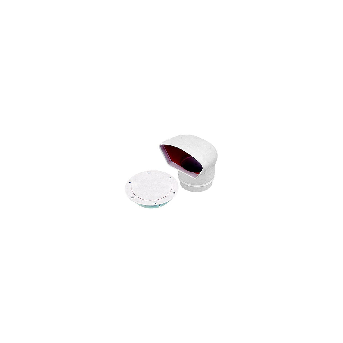 SeaDog 7271303 PVC Low Profile Cowl Vent & Snap On Deck Plate-Supply Nautica