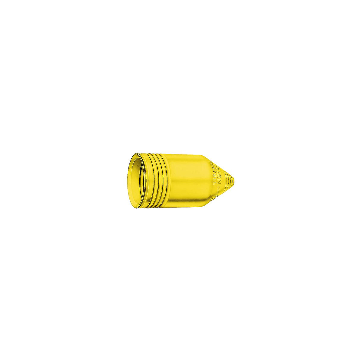 Hubbell HBL77CM16 Yellow Seal-Tite Cover for Weatherproofing 50A Plugs-Supply Nautica