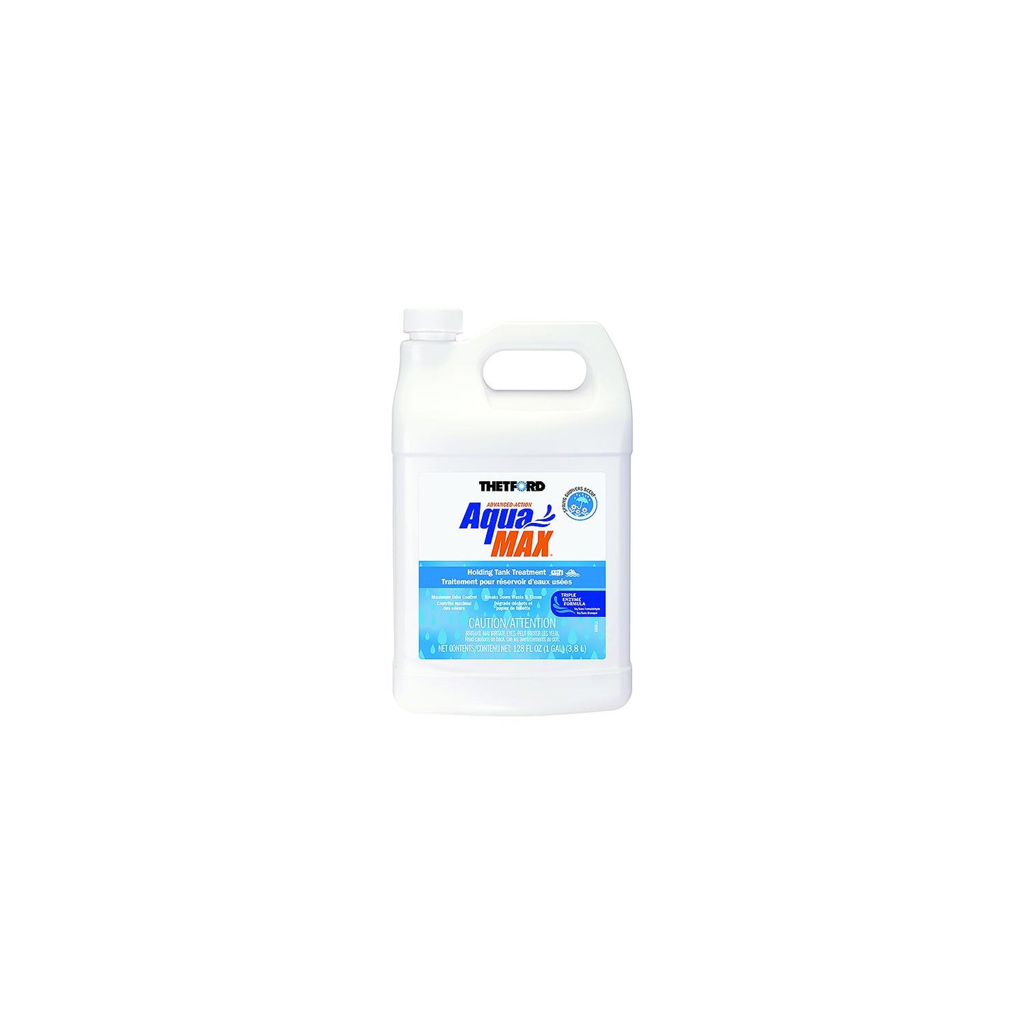 Thetford 96637 Aquamax® Holding Tank Treatment, 1 Gal. Liquid, Spring Showers Sent-Supply Nautica