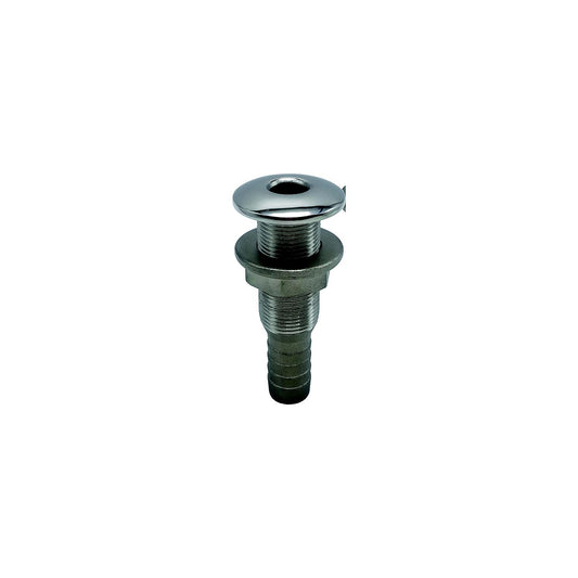 S/S Thru-Hull 1-1/8" w/Hose End
