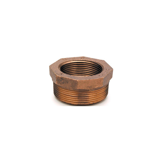 1-1/2 X 1-1/4 Bronze Hex Bushing