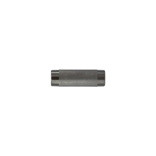 70140 316 Stainless Steel Nipple, 1-1/2" x Close