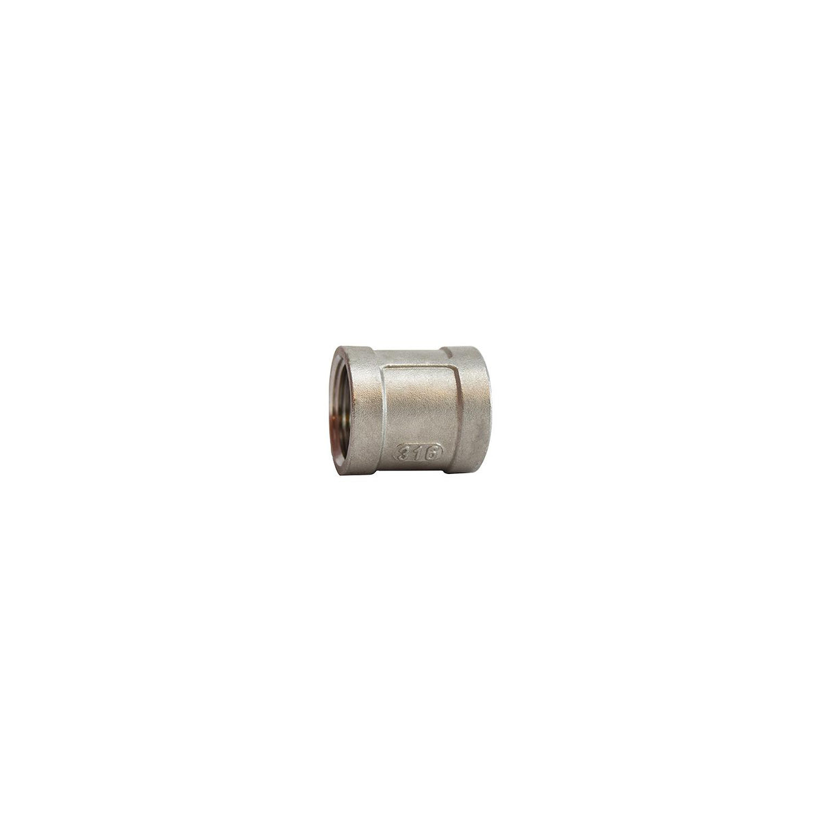 74417 316 Stainless Steel Coupling, 1-1/2"-Supply Nautica
