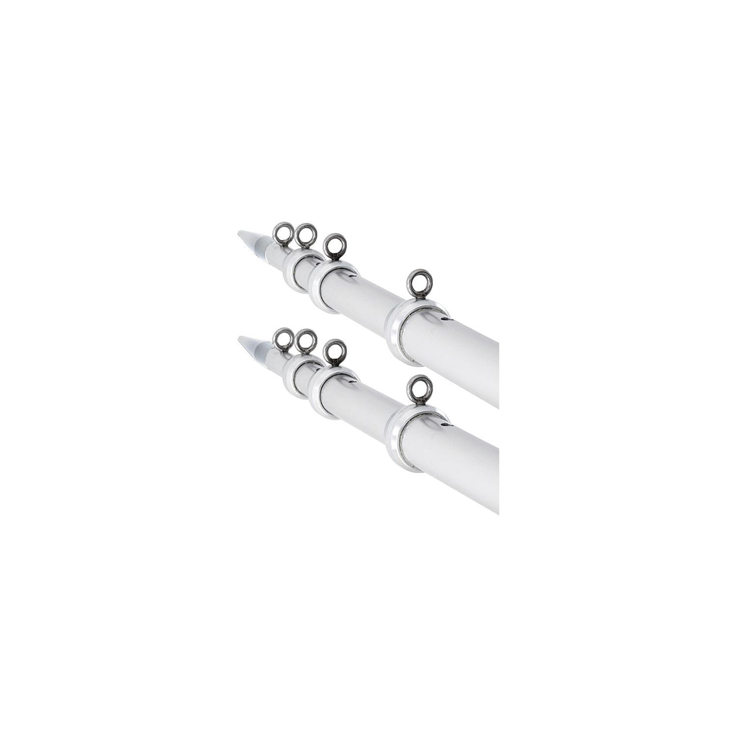 Tigress 88925 XD Telescoping Aluminum Outriggers, 18' x 1-1/2", Silver, 1 pr.
