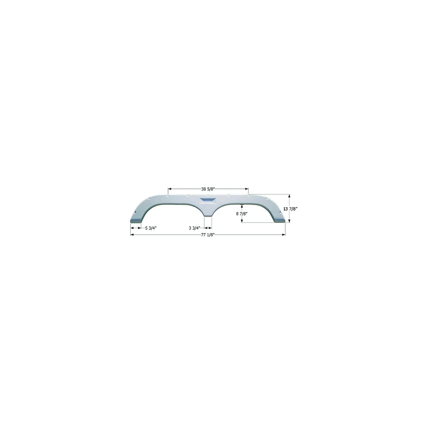 Icon Technologies Tandem Fleetwood FS720 RV Fender Skirts