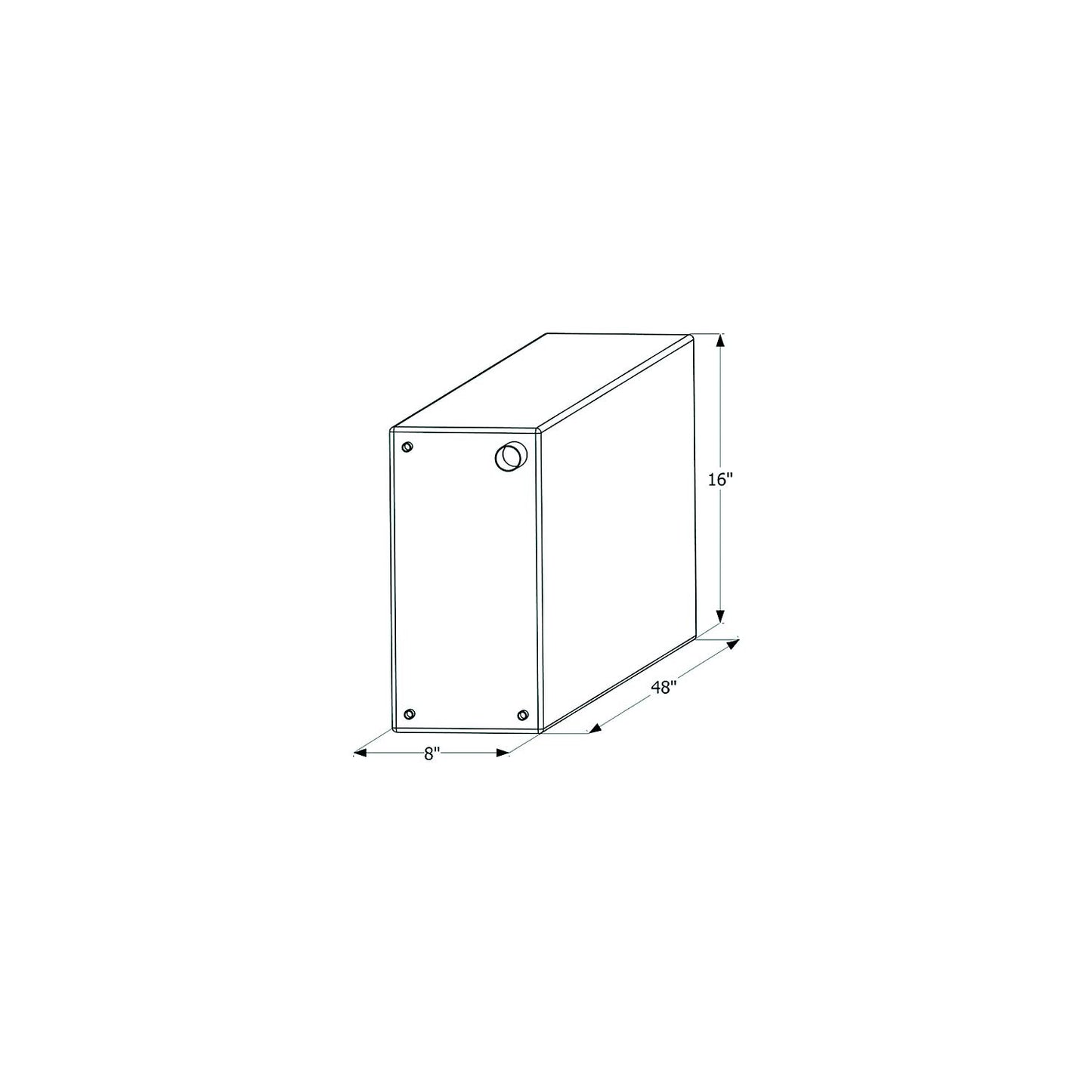 Icon Fresh Water Replacement Tank, 25 Gal.