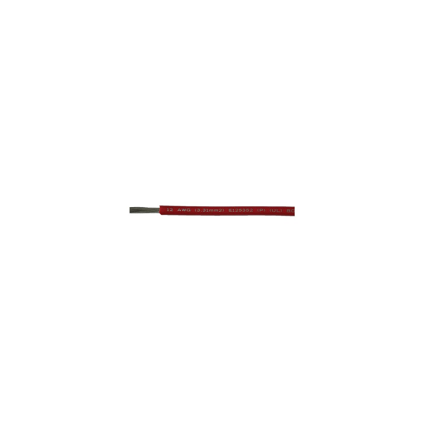 Cobra Wire A1012T01100FT Primary Tinned Copper Wire, 12 AWG, 100', Red