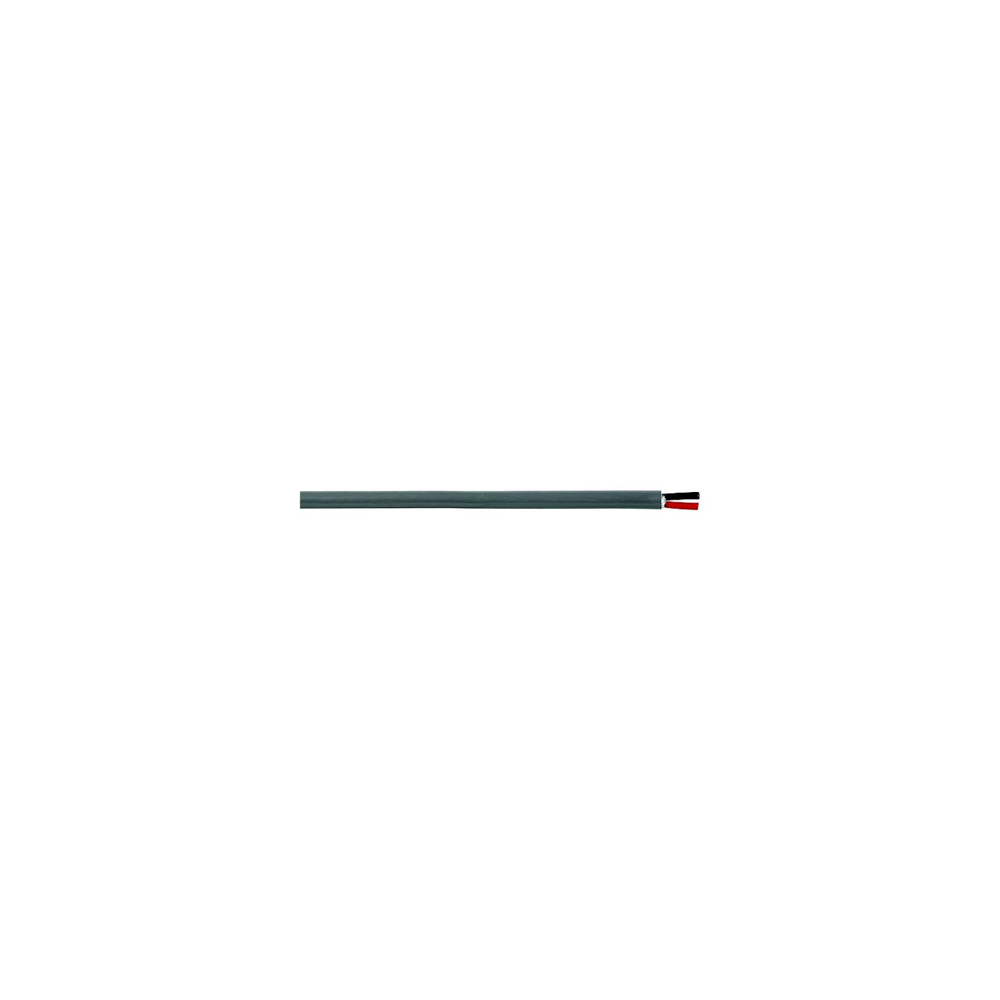Cobra Wire B7G10T22100FT Tinned Copper Flat Duplex Wire, 10/2, 100', Gray