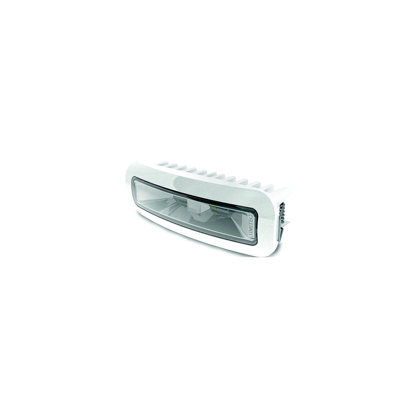 Lumitec 101721 Capri3 Flush Mount LED Flood Light, White Housing, White/Blue LEDs