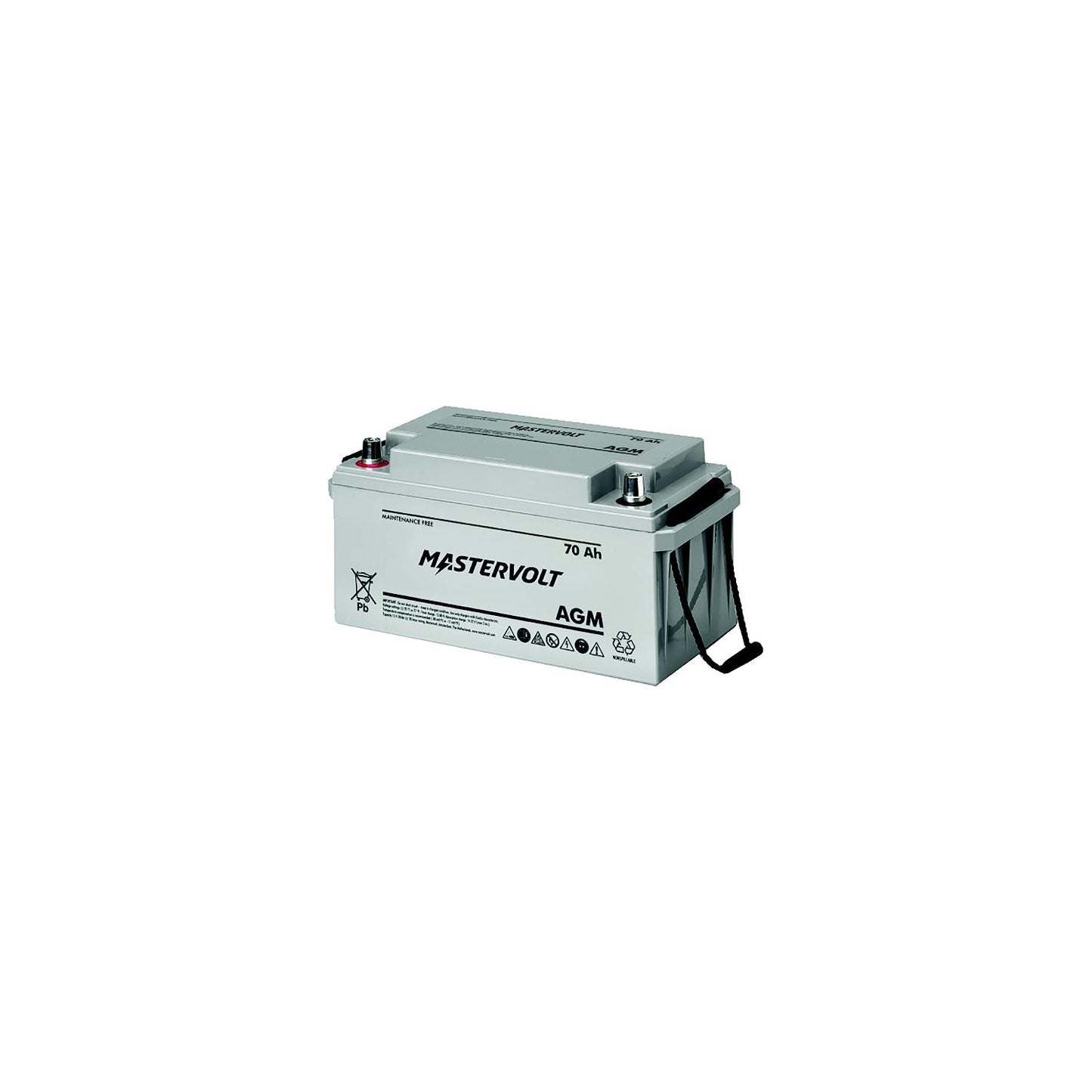 Mastervolt 62000700 12V AGM Battery, Group 27-Supply Nautica