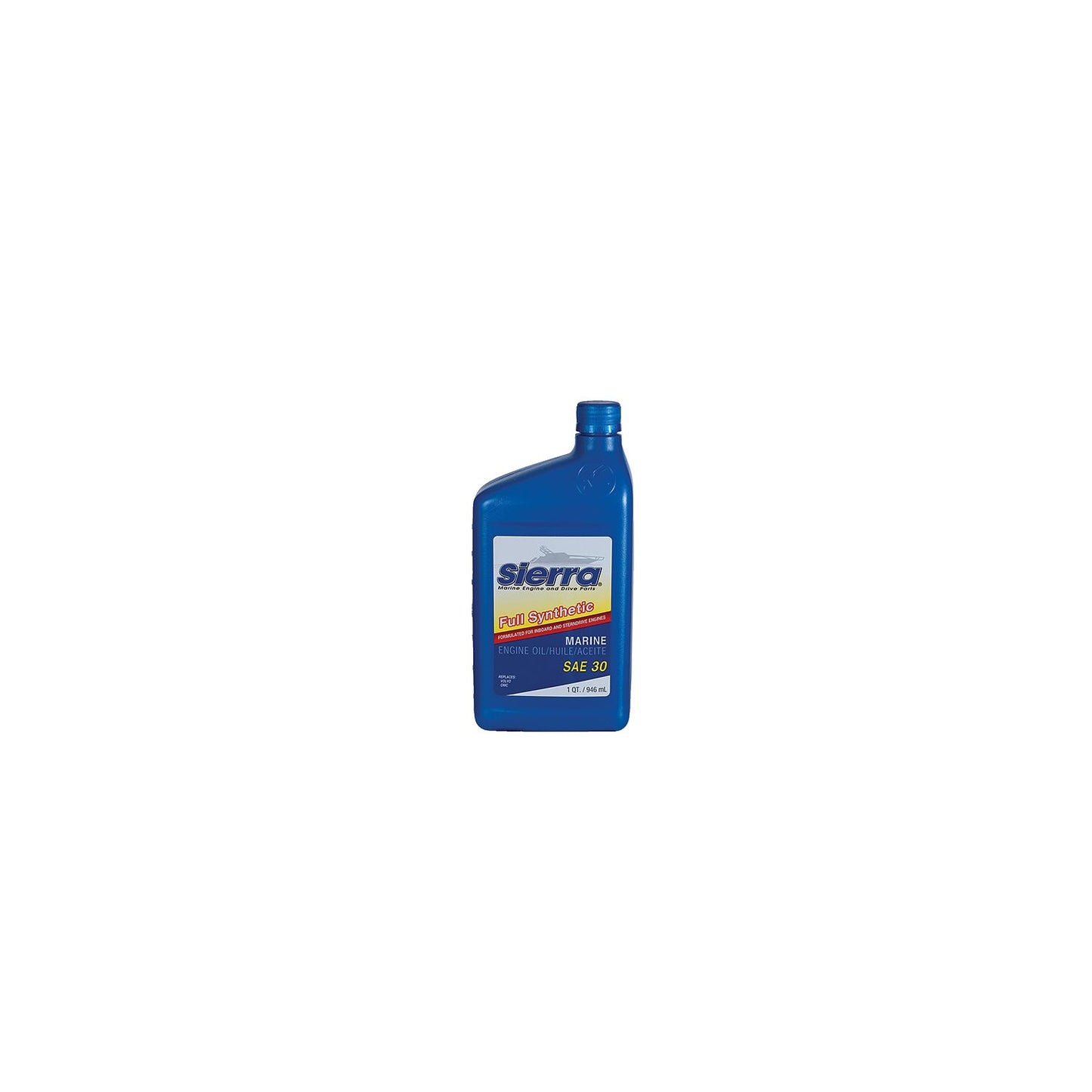 Sierra 94102 30 Wt. Full Synthetic 4-Cycle Marine Engine Oil, Qt.