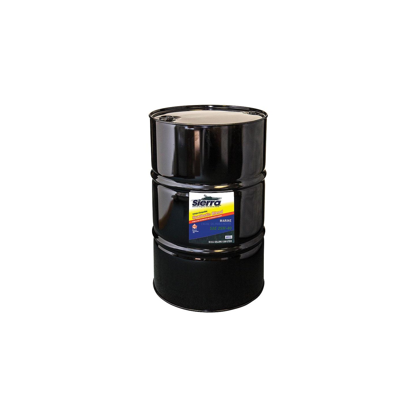Sierra 9440CAT7 Synthetic Blend 4-Cycle Inboard-Sterndrive Engine Oil, 25W40 FCW, 55 Gal. Drum