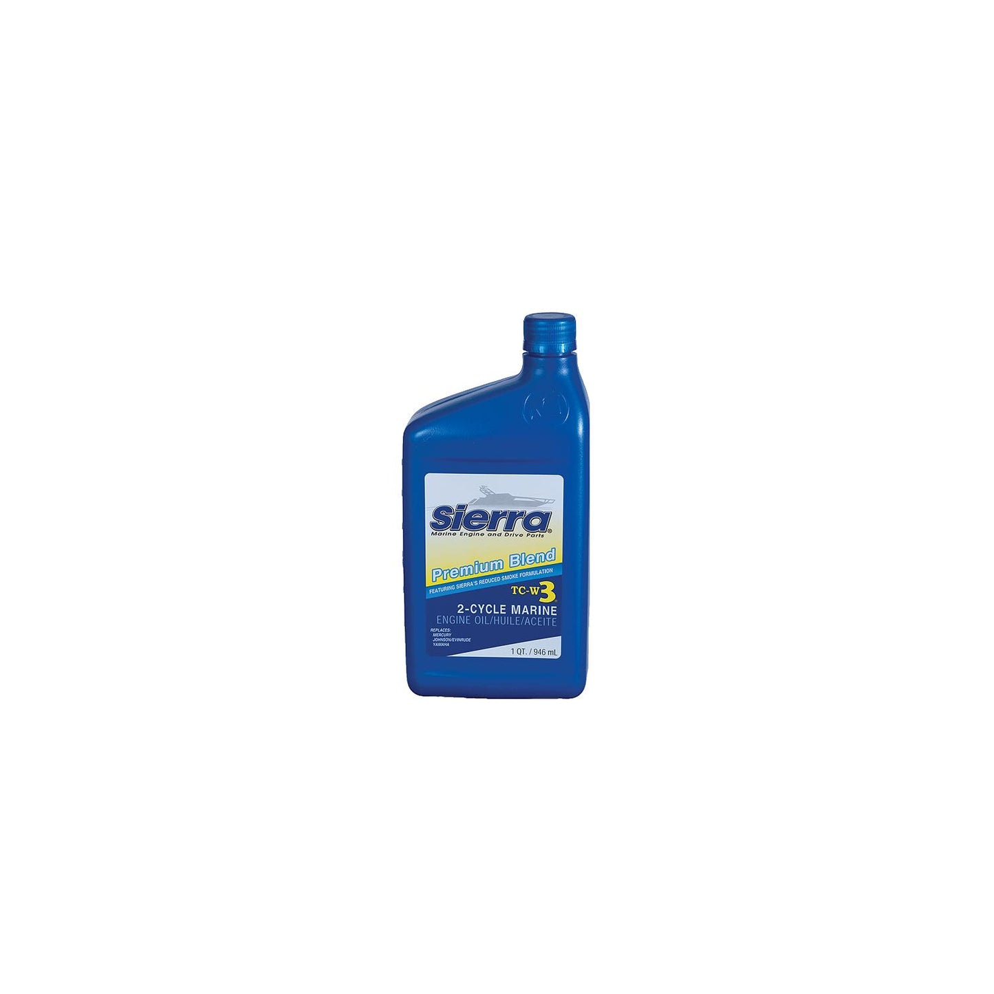 Sierra 1895004 Blue Premium TC-W3 2 Cycle Engine Oil, 2.5 Gal
