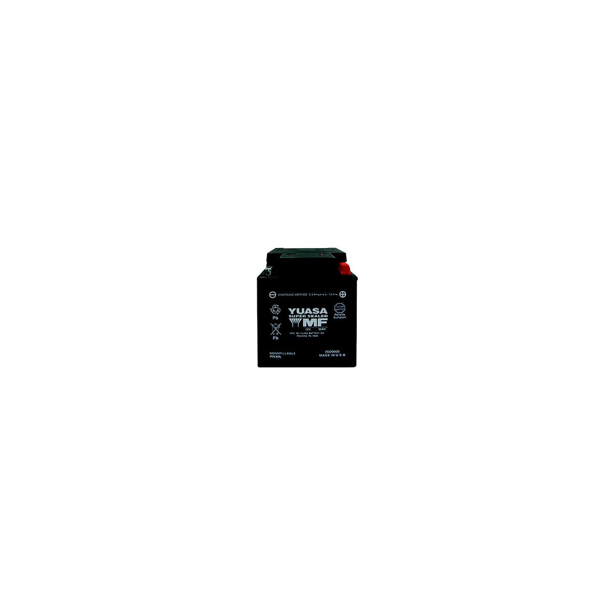 Yuasa YIX30L-PW Factory Activated Maintenance Free Battery-Supply Nautica