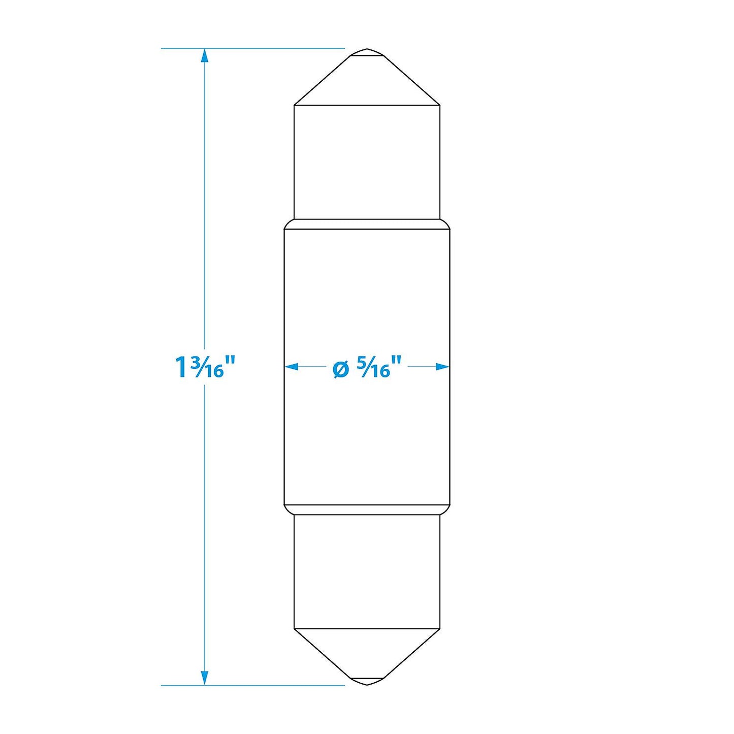 Seachoice Replacement Bulb 8SMD Festoon For 08011, 08021 and 08081