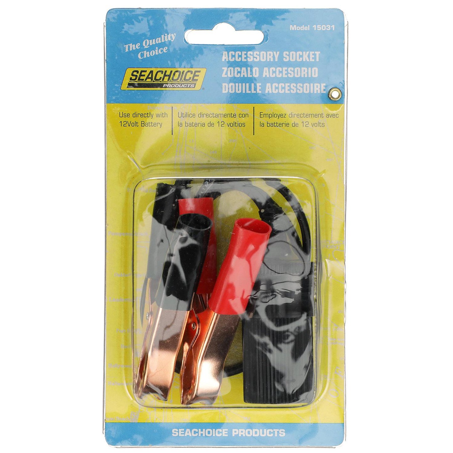 Seachoice Accessory Socket With Battery Clip