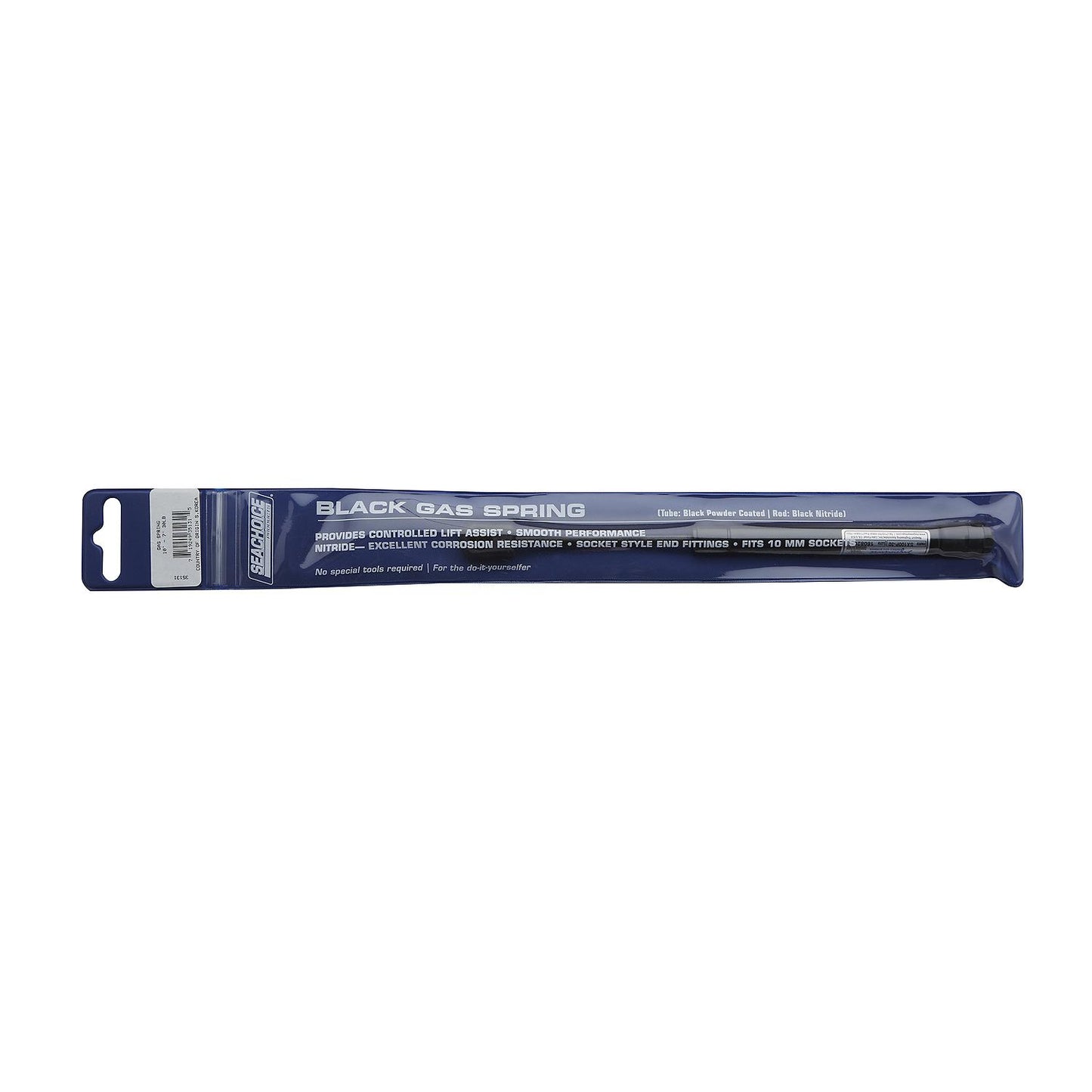 Seachoice 35131, Black Gas Spring
Compressed: 7.0", Extended 10"