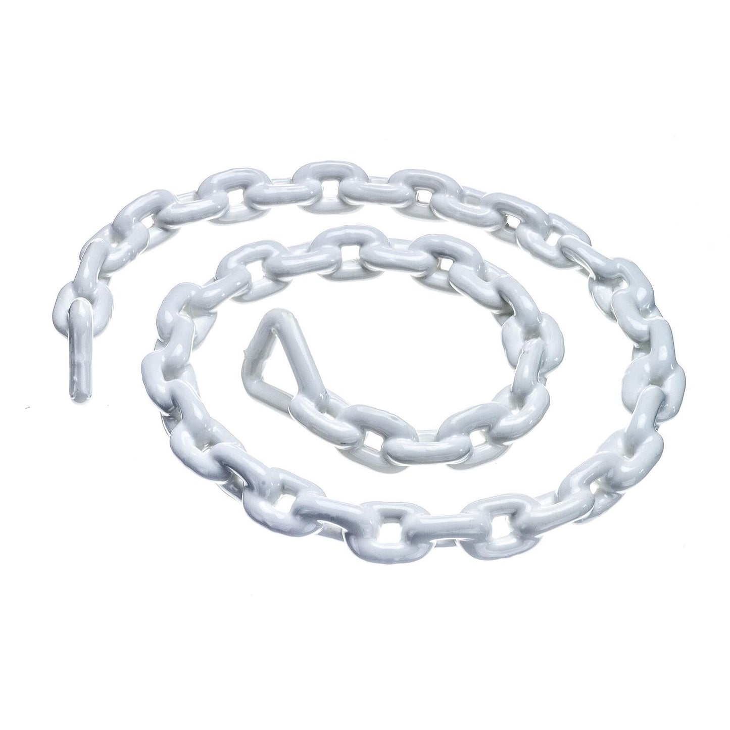 Seachoice White PVC Coated Galvanized Anchor Lead Chain 3/8" x 6'