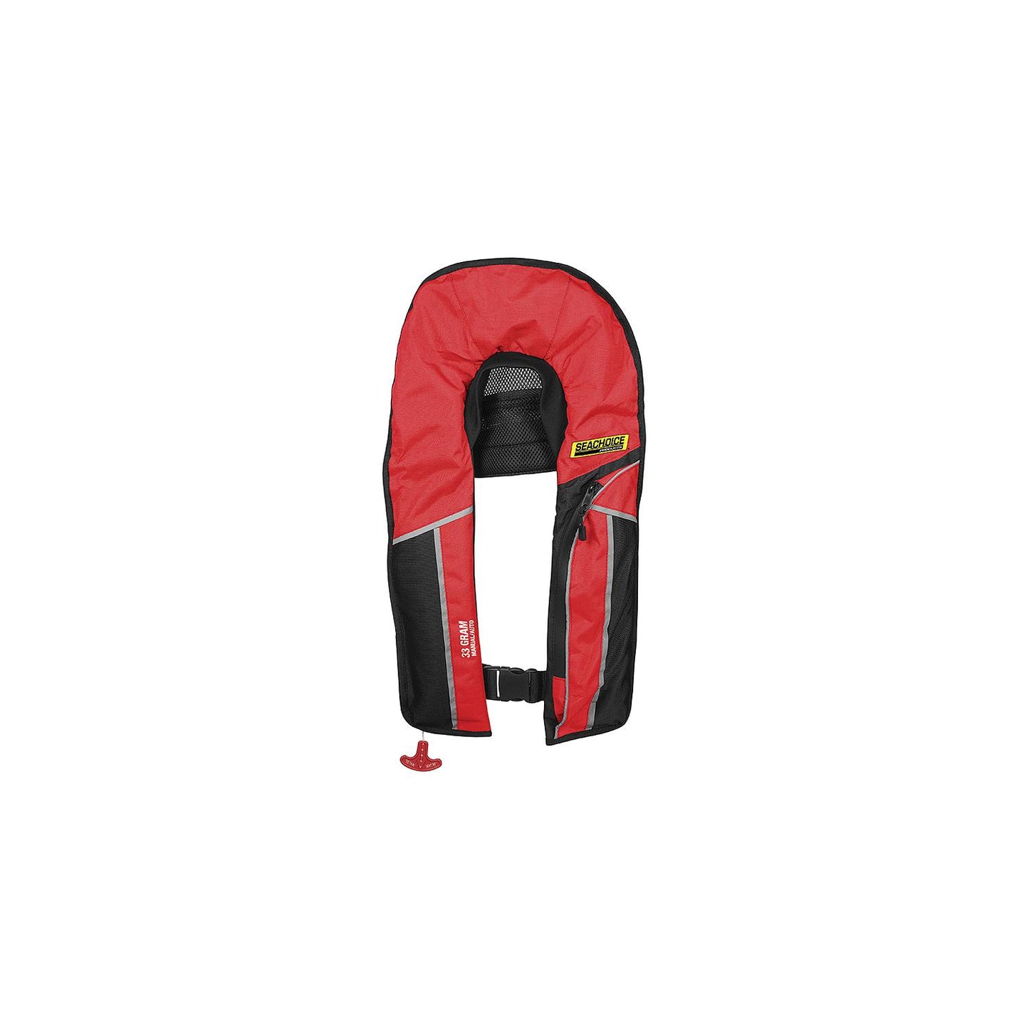 Seachoice 85861 Type V Premium Rip-Stop Inflatable PFD Adult Universal, Red