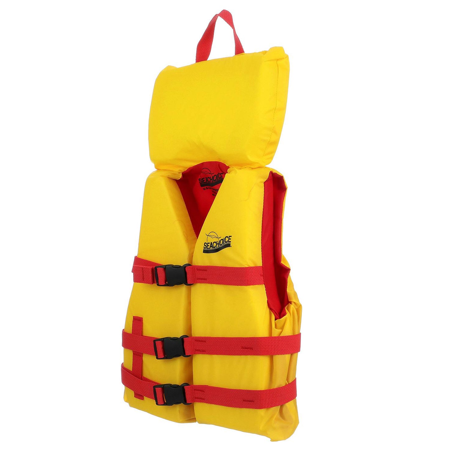 Seachoice 86120 Type ll Childrens Vest
Youth, Red/Yellow Life Vest With Pop-Up Pillow