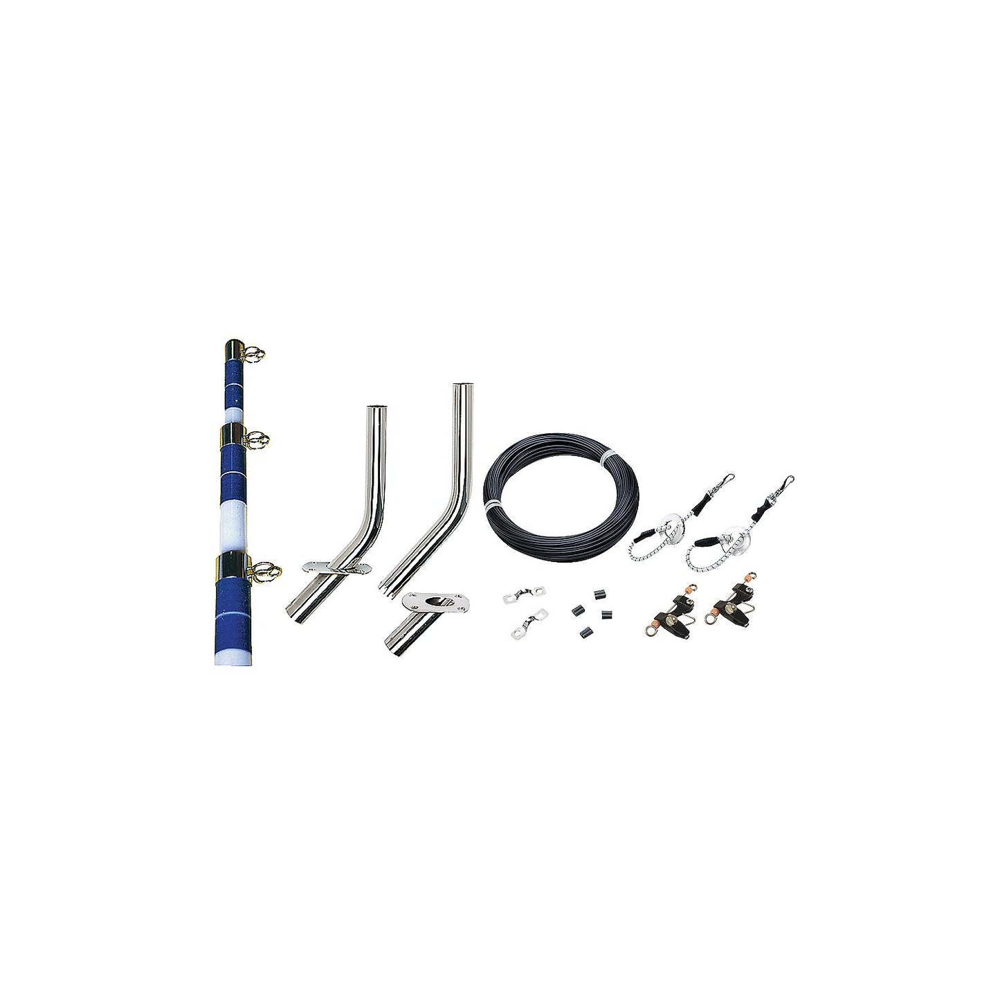 Seachoice Outrigger Kit-15' White/Blue-Complete
