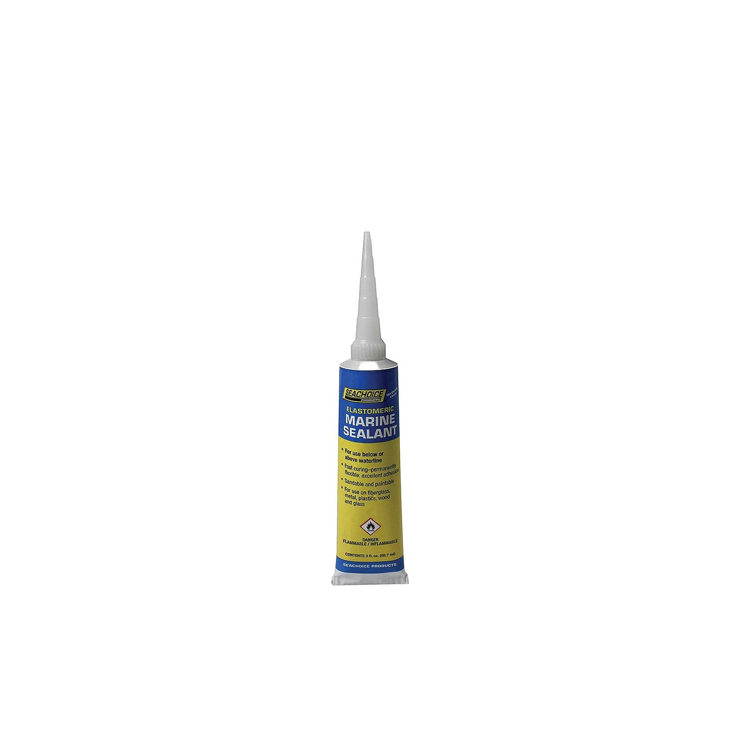 Seachoice Elastomeric Clear Marine Sealant, 3 oz.