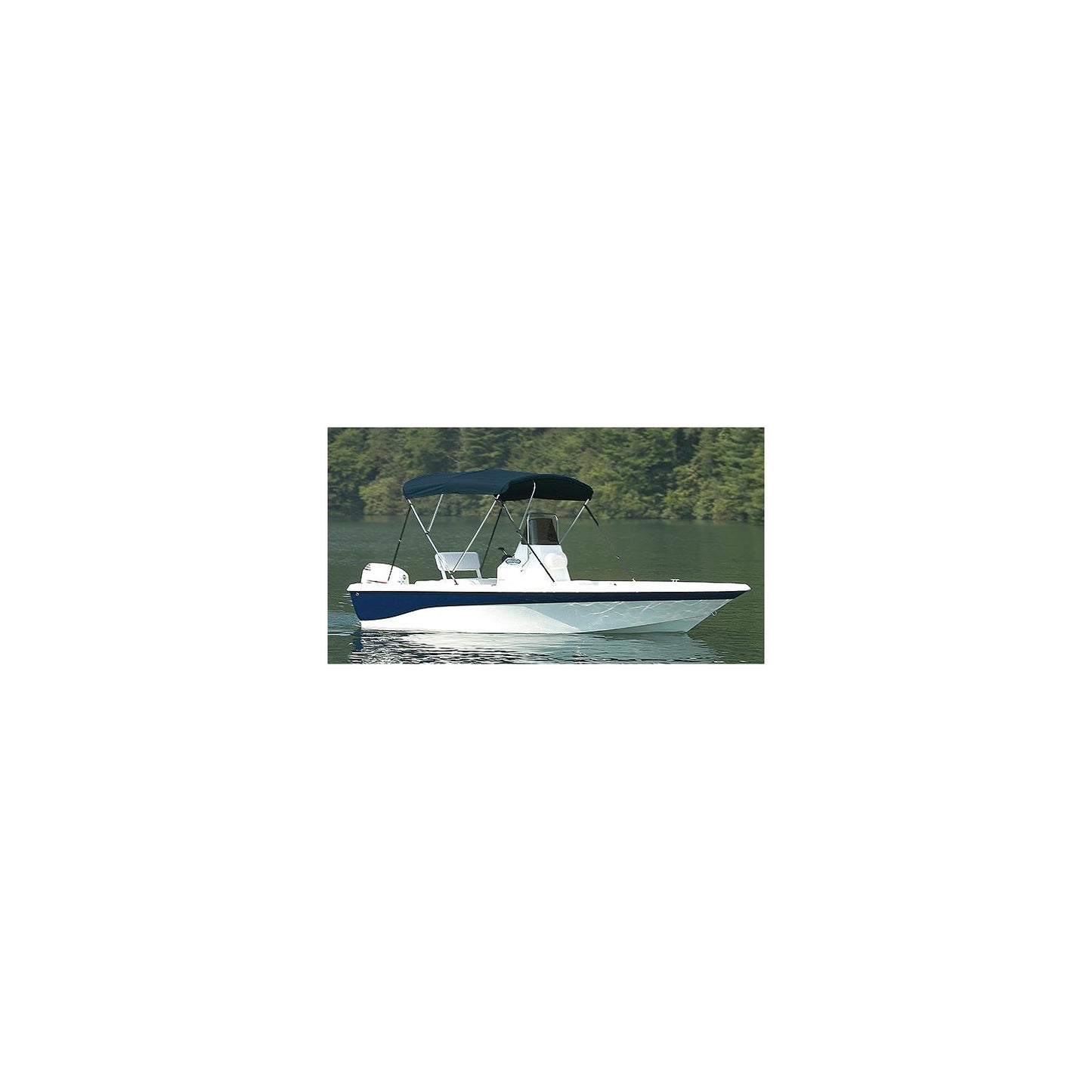 Carver A5475UB02 54" High 3 Bow Ups-Able Bimini Top Kit Jet Black