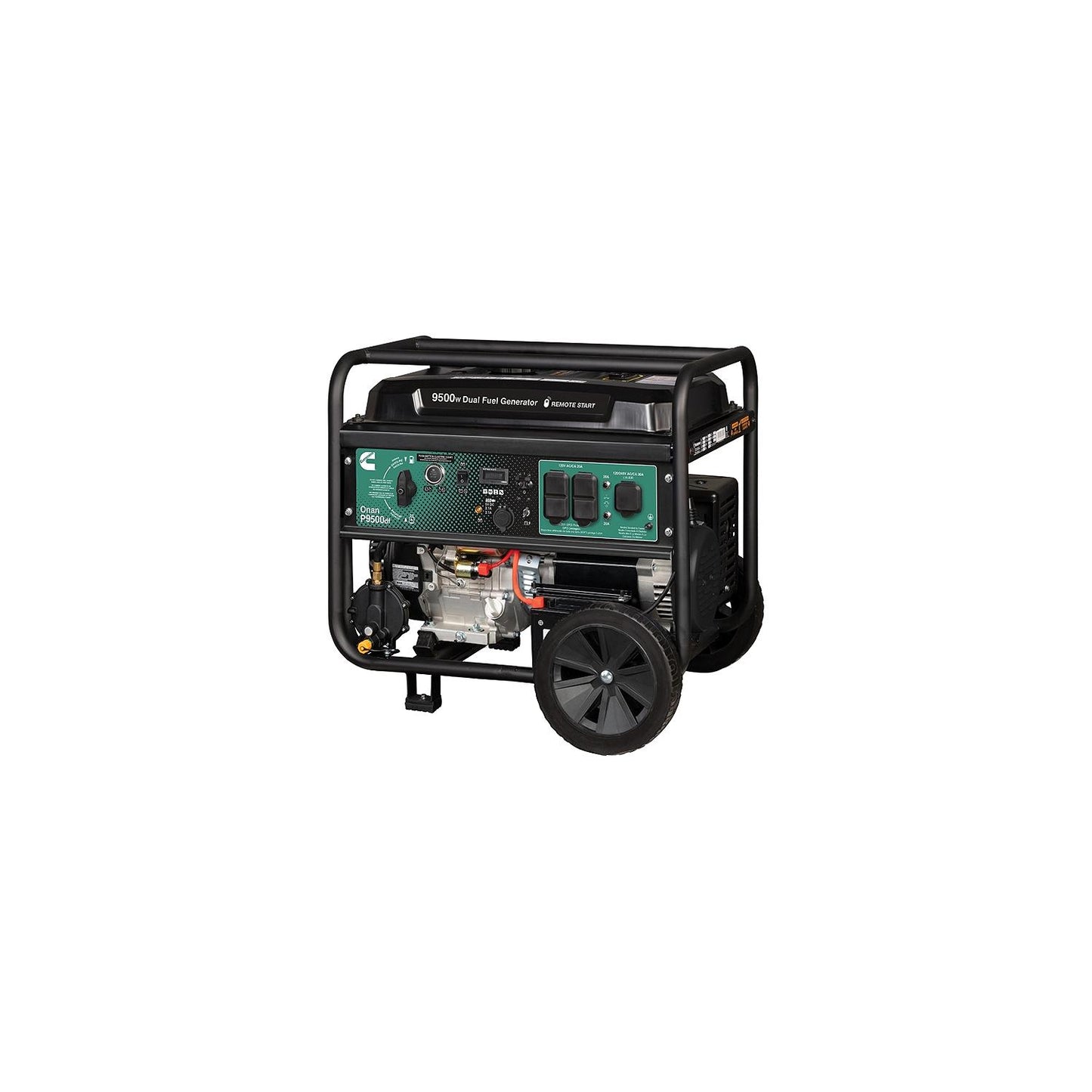 Cummins P9500DF Portable Generator- Dual Gas/LPG, 9500 Watts