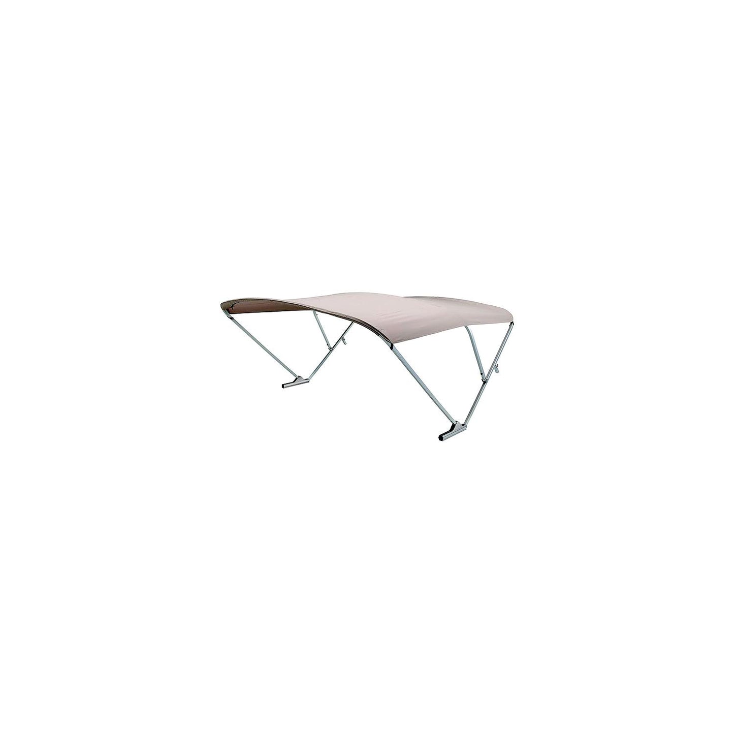 Taylor 2021133088 Sureshade Power Bimini w/Battery Option, Beige w/Clear Anodized Frame