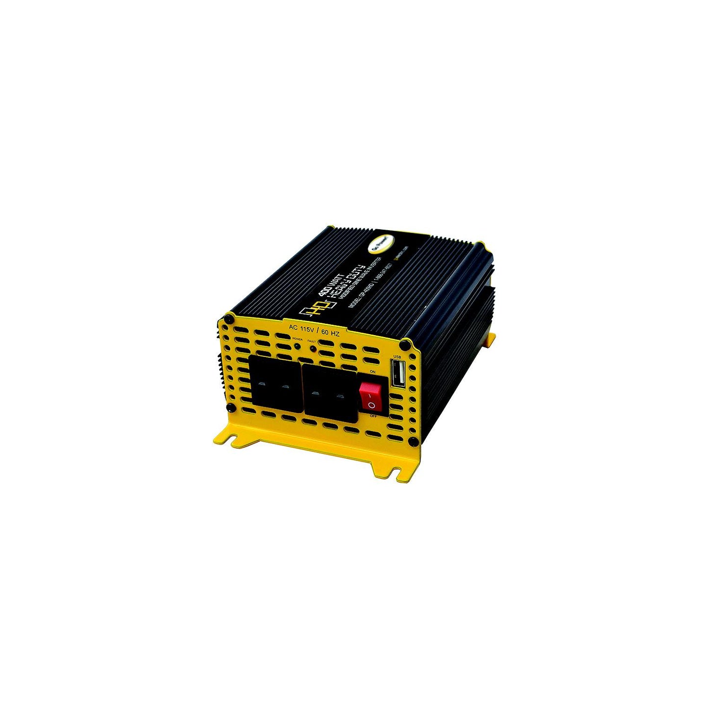 Go Power! 80174 Heavy-Duty Modified Sine Wave Inverter, 400 Watts