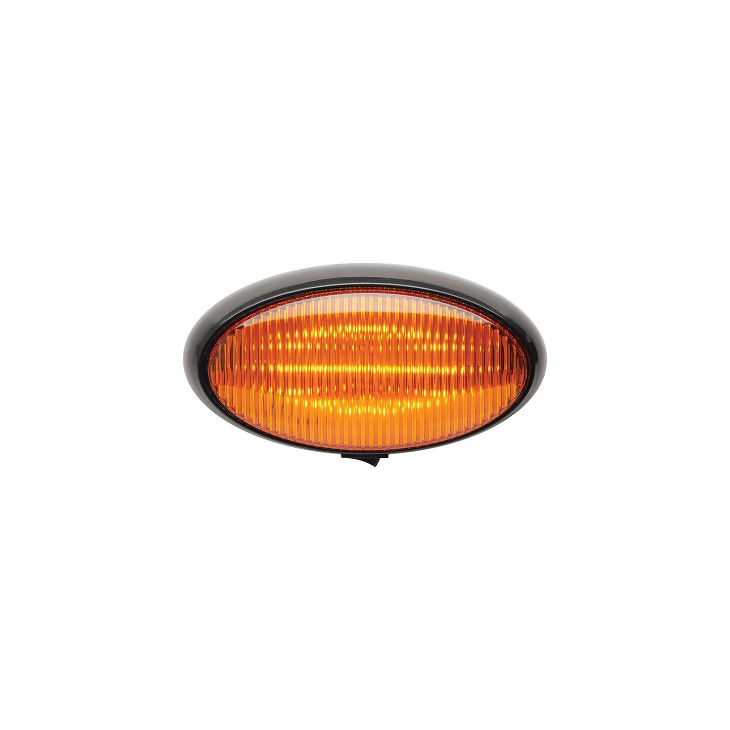 FulTyme RV 1189 LED Porch Light, Yellow Light/ Black Housing w/Switch