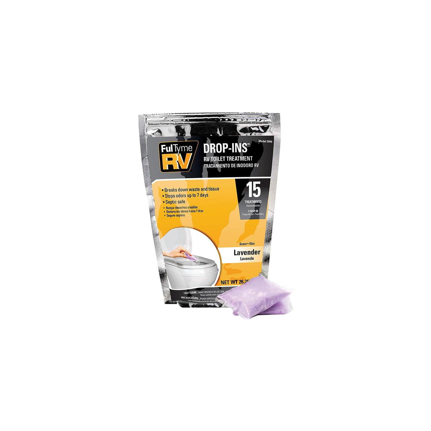 FulTyme RV 3999 RV Toilet Treatment Drop-INs™, Lavender Scent
