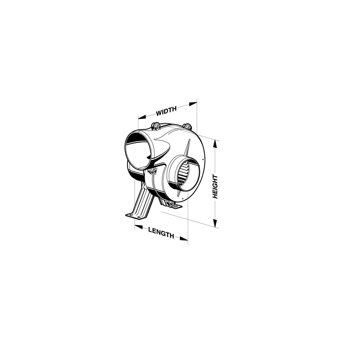 Par 12V 3 Blower Flexmount