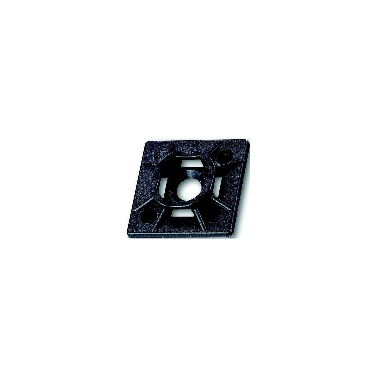 Ancor Cable Tie Adhesive Mounts, Black, 25/pk