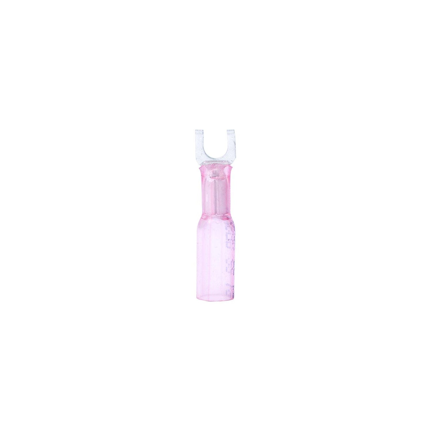 Ancor 313203 Marine Grade Heat Shrink Spade Terminal, #8 Fastener, 22-18 Wire, Red, 3/Pk