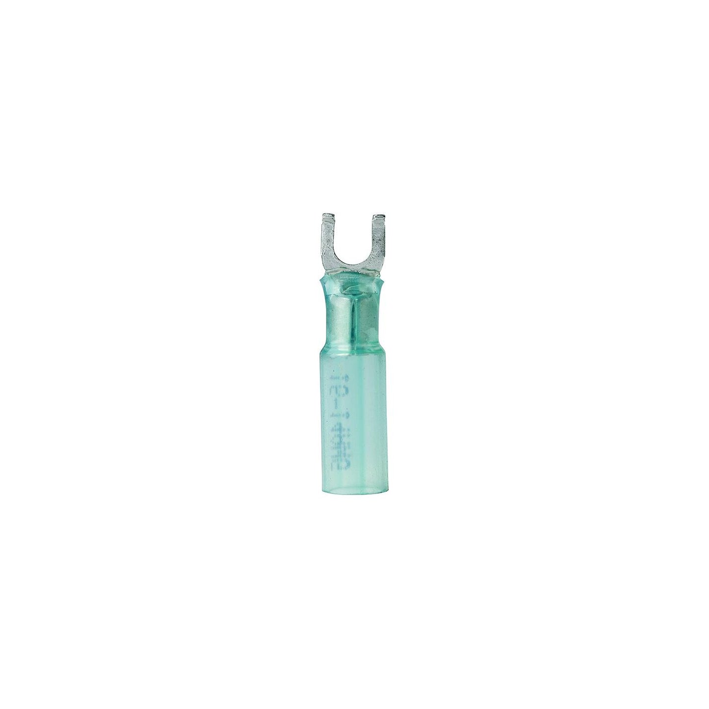 Ancor 314225 Marine Grade Heat Shrink Spade Terminal, #8 Fastener, 16-14 Wire, Blue, 25/Pk