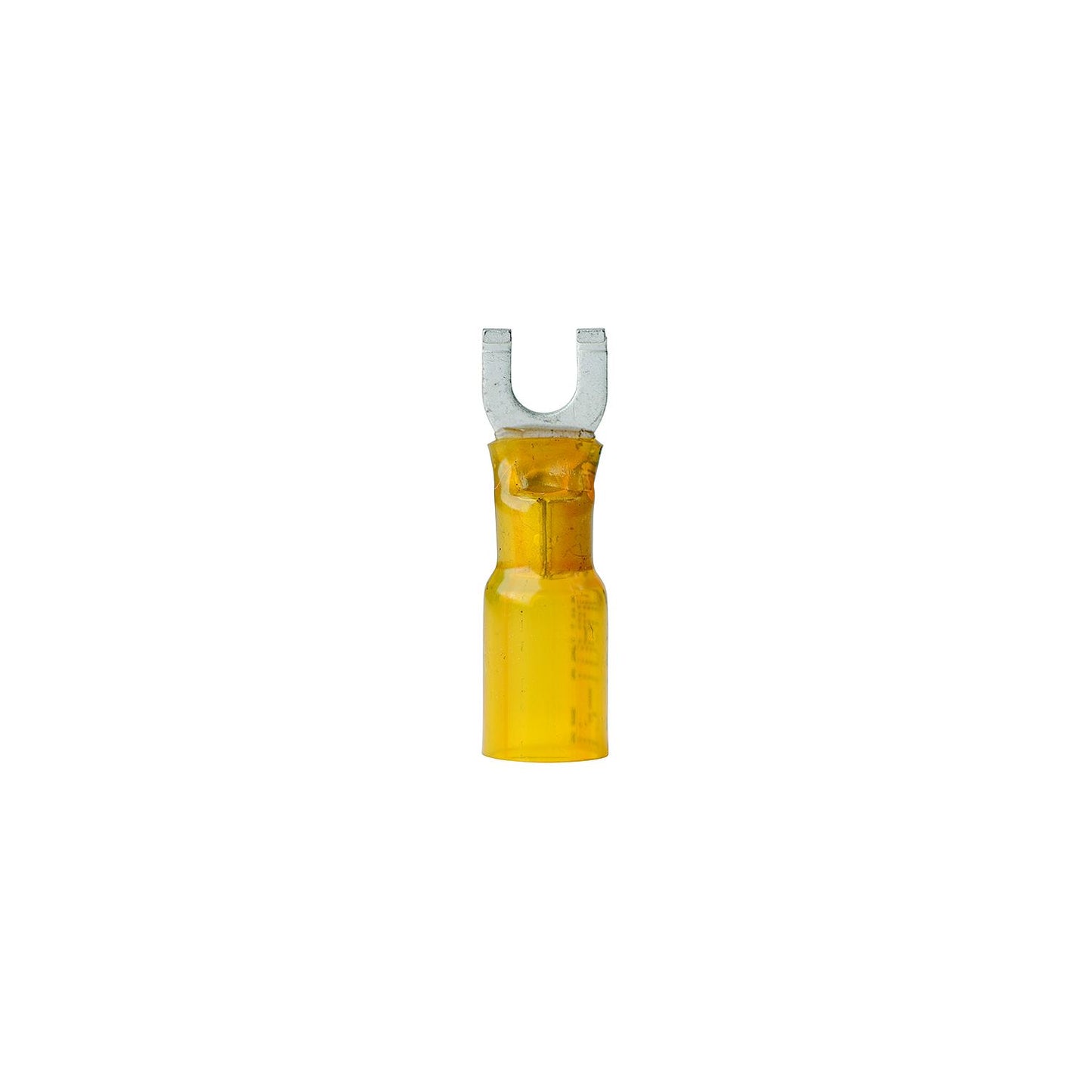 Ancor 315303 Marine Grade Heat Shrink Spade Terminal, #10 Fastener, 12-10 Wire, Yellow, 3/Pk