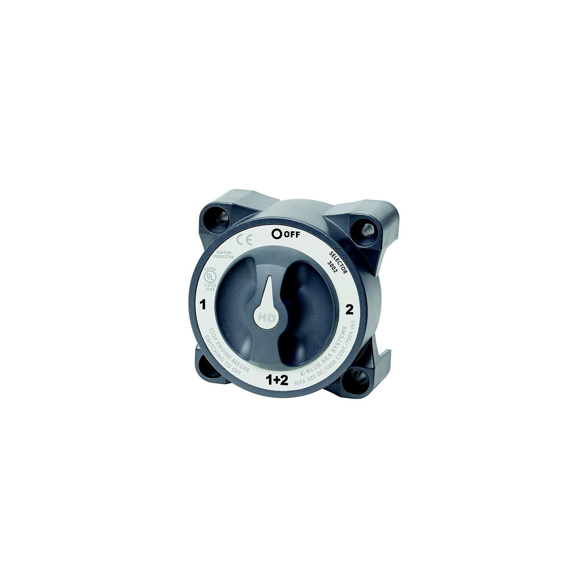 Blue Sea Systems 3002 HD-Series Heavy Duty 4 Position Selector Battery Switch-Supply Nautica