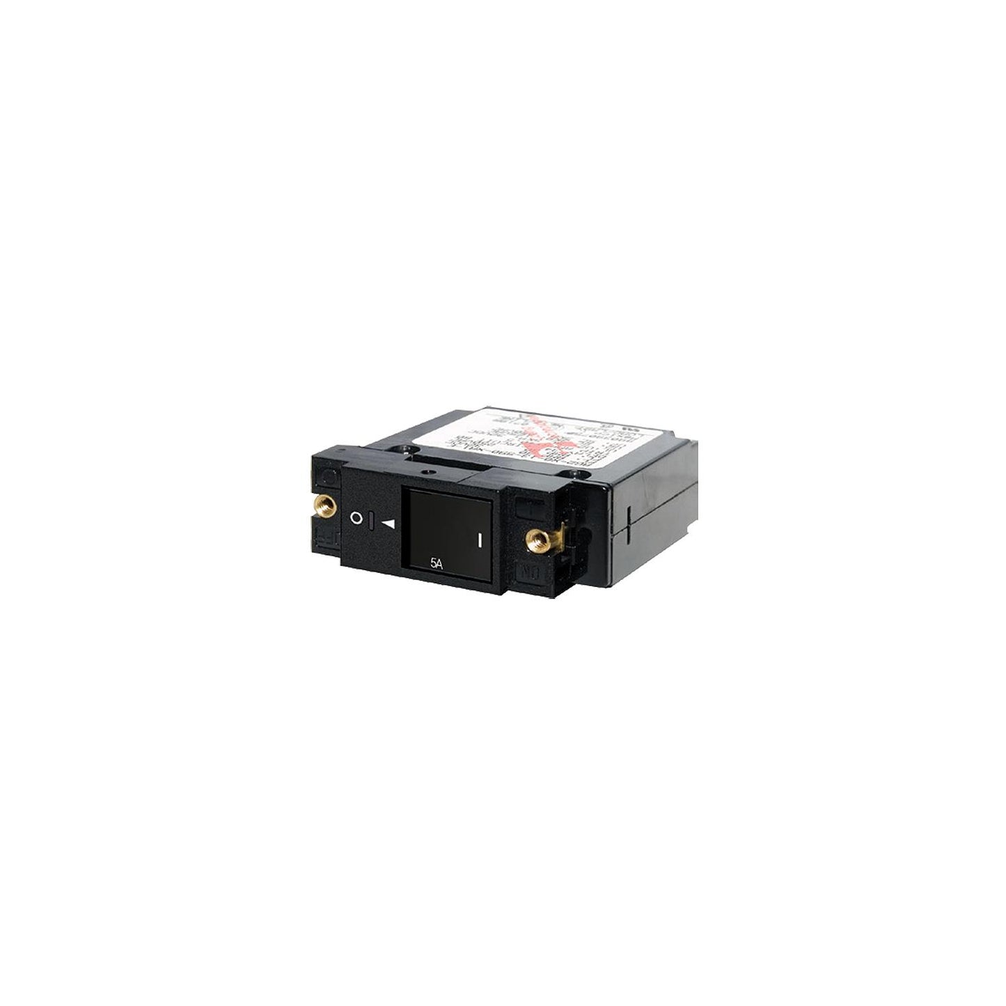 Blue Sea A-Series Flat Rocker Circuit Breaker, Single Pole Flat, 10 amps