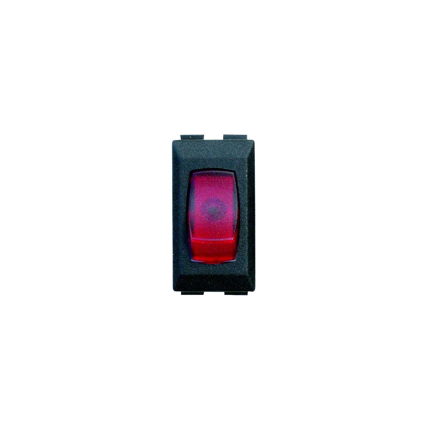Diamond 12V Illunminated On/Off Switch, Black w/Red Light