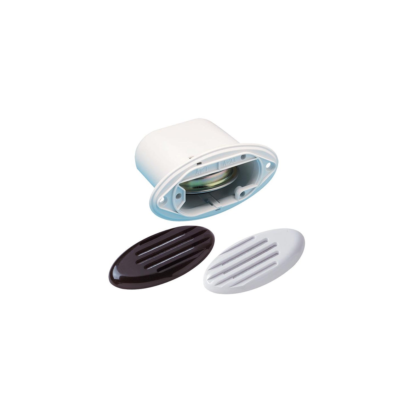 Marinco Drop-In "H" Horn With Black and White Grills