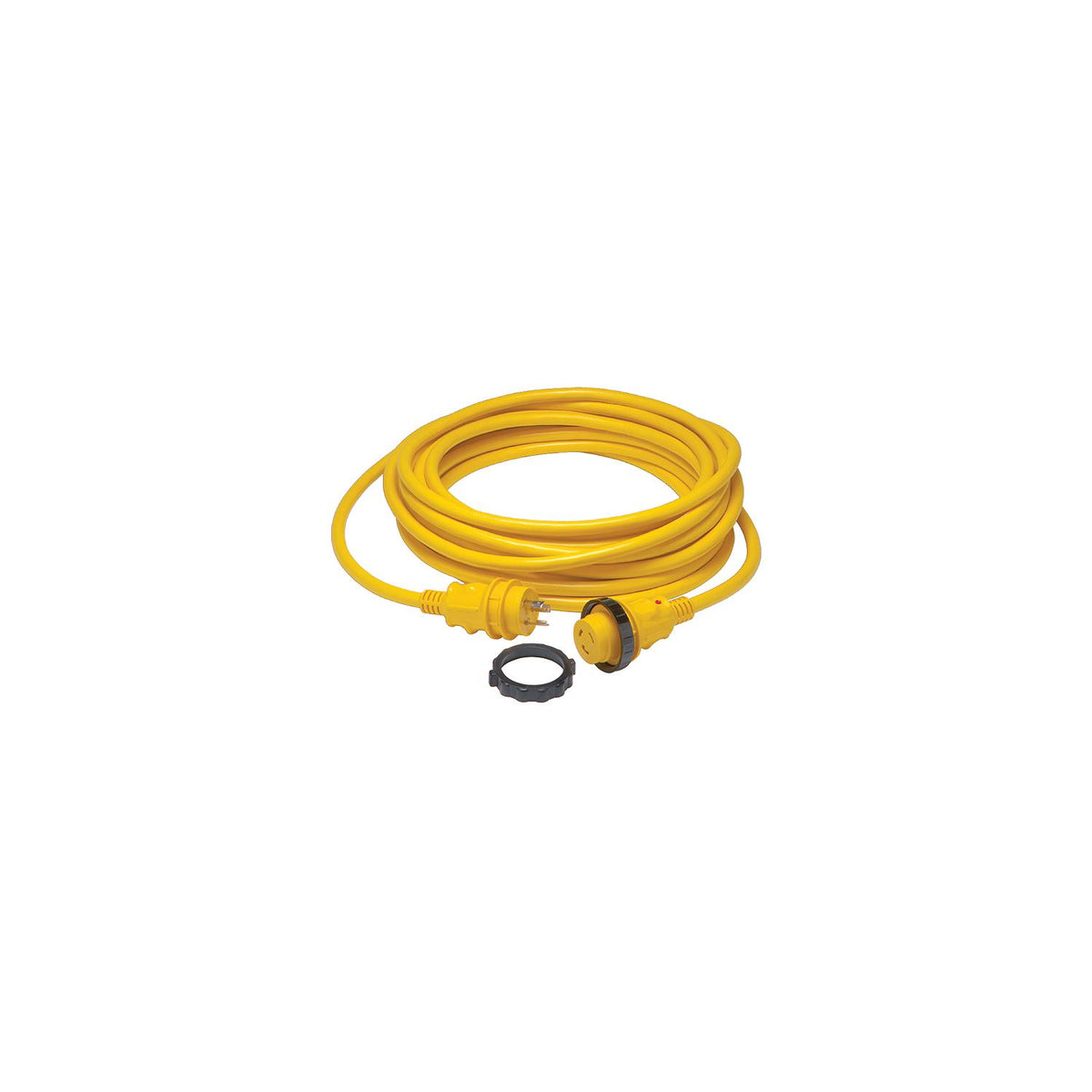 Marinco 35SPP 30A/125V Powercord Plus® ShorePower Cordset w/LED, 35' Yellow-Supply Nautica