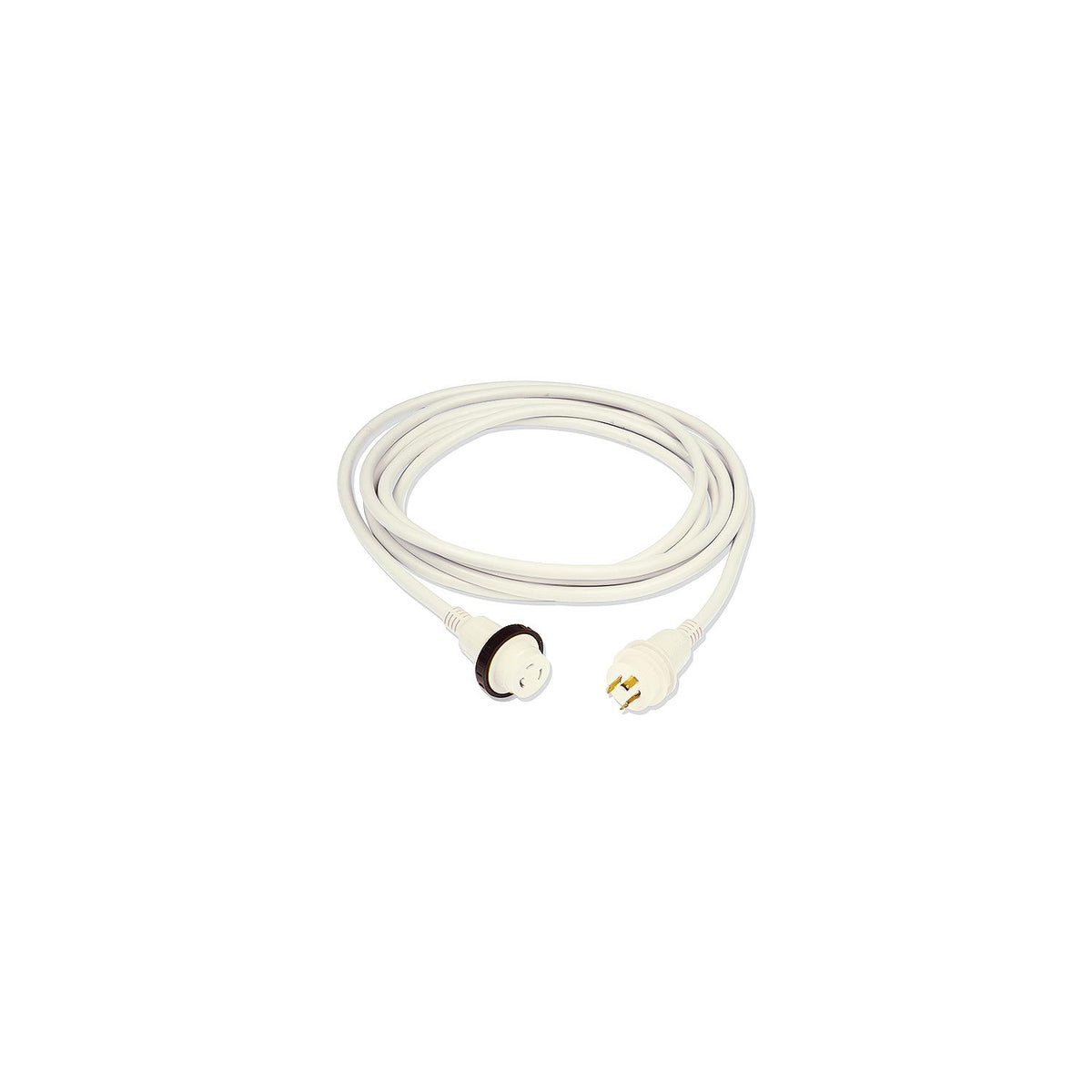 Marinco 199120 30A/125V Powercord Plus® ShorePower Cordset w/LED, 50' White-Supply Nautica