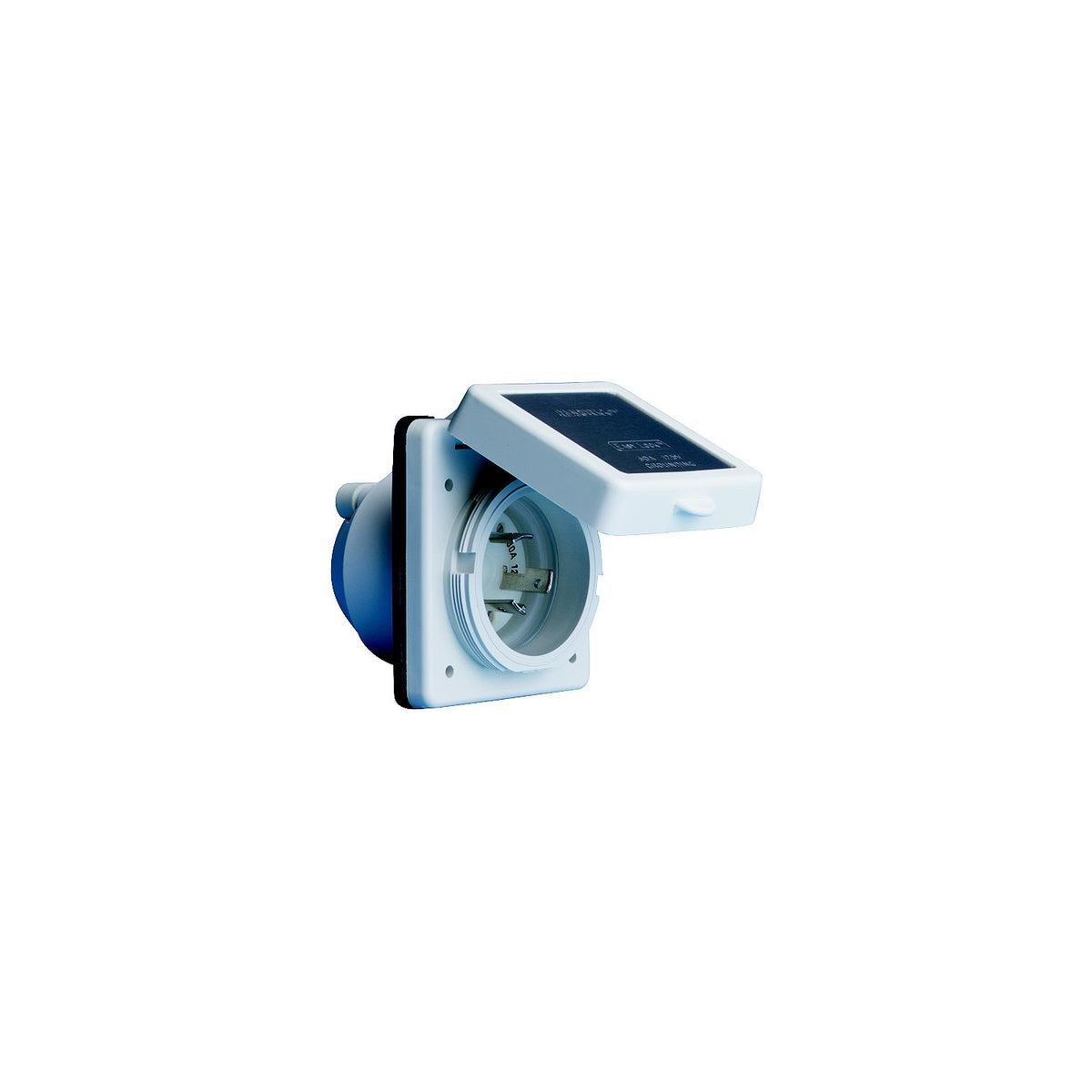 Marinco 30A/125V Power Inlet With Stainless Steel Trim-Supply Nautica